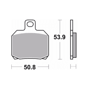 Plaquettes de Frein Arrière Brembo 07BB20SP Pour APRILIA ETV 1000 CAPONORD 2001-2008