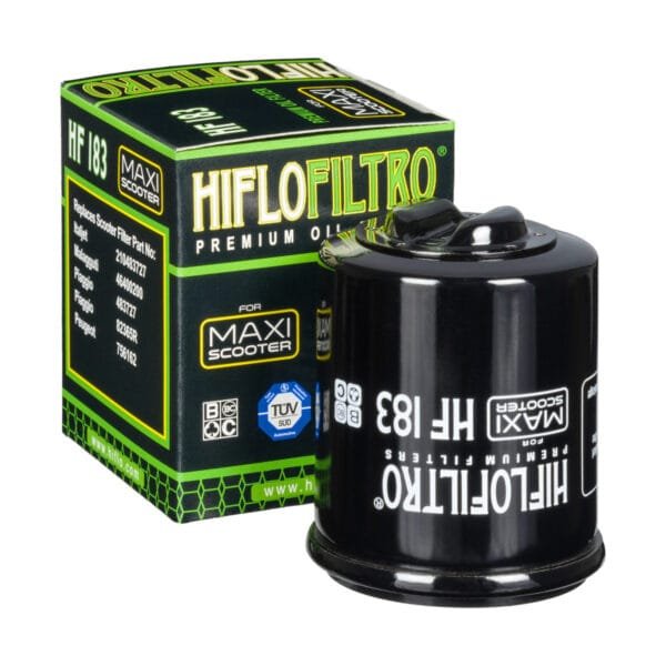 Filtre à Huile HifloFiltro HF183 Pour Scooter PIAGGIO MP3 2008-2023