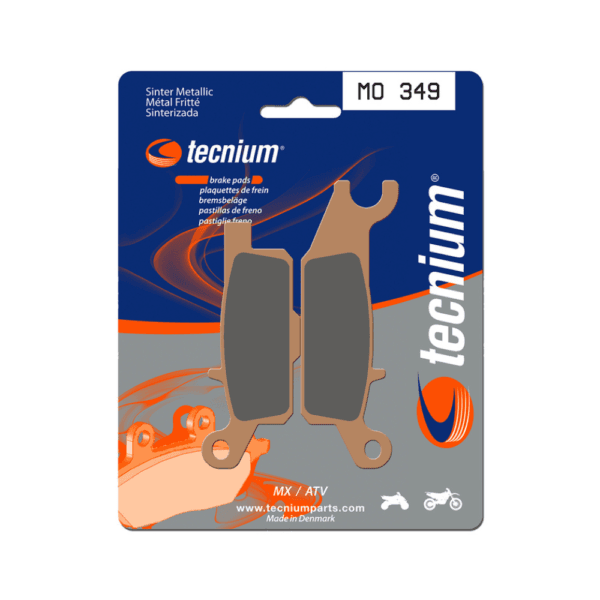 Plaquettes de Frein Avant Tecnium MO349 Pour YAMAHA YFM 550 GRIZZLY EPS CAMO 4WD 2009-2015