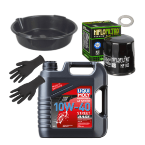Pack Vidange LiquiMoly MotorBike 10w40 Street Race Pour HONDA CBR 1000 F 2000-1999