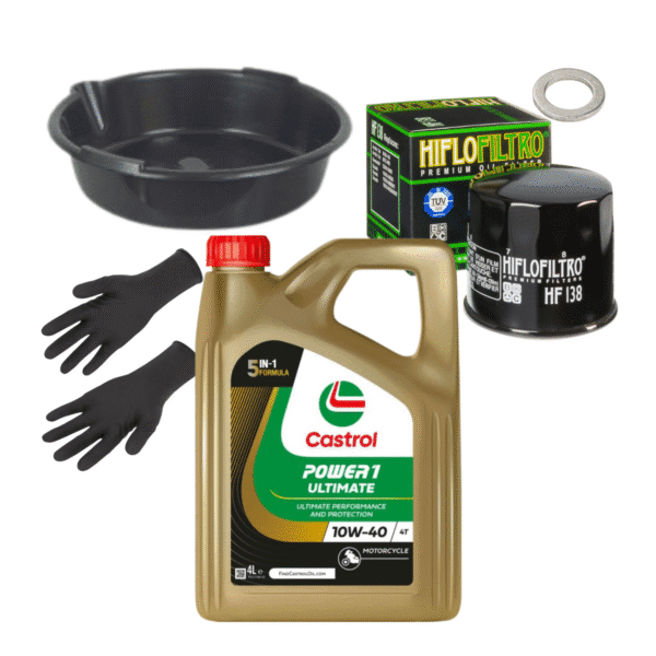 Pack Vidange Castrol Power1 Ultimate 10w40 Pour SUZUKI VS 800 INTRUDER 1992-2003